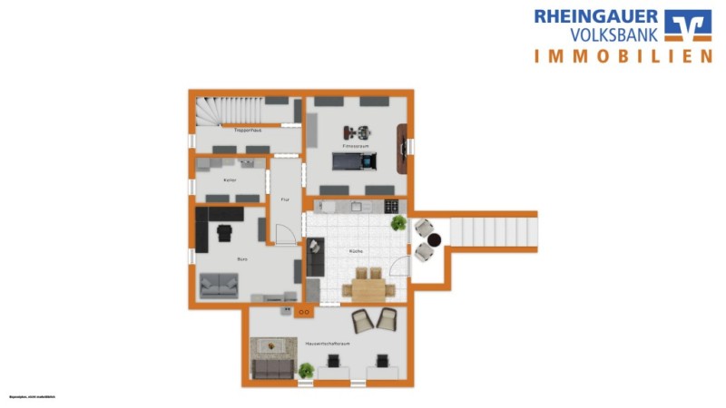 Kellergeschoss Doppelhaush�lfte Oestrich-Winkel