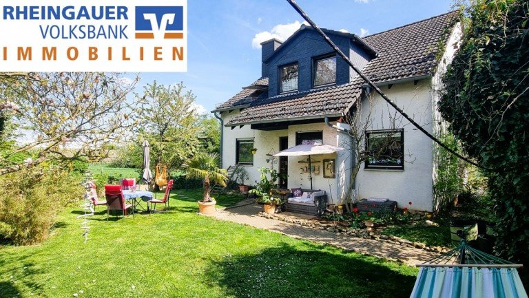 Expos� Oestrich-Winkel Einfamilienhaus * Oestrich-Winkel: Freistehendes Einfamilienhaus in direkter Feldrandlage *