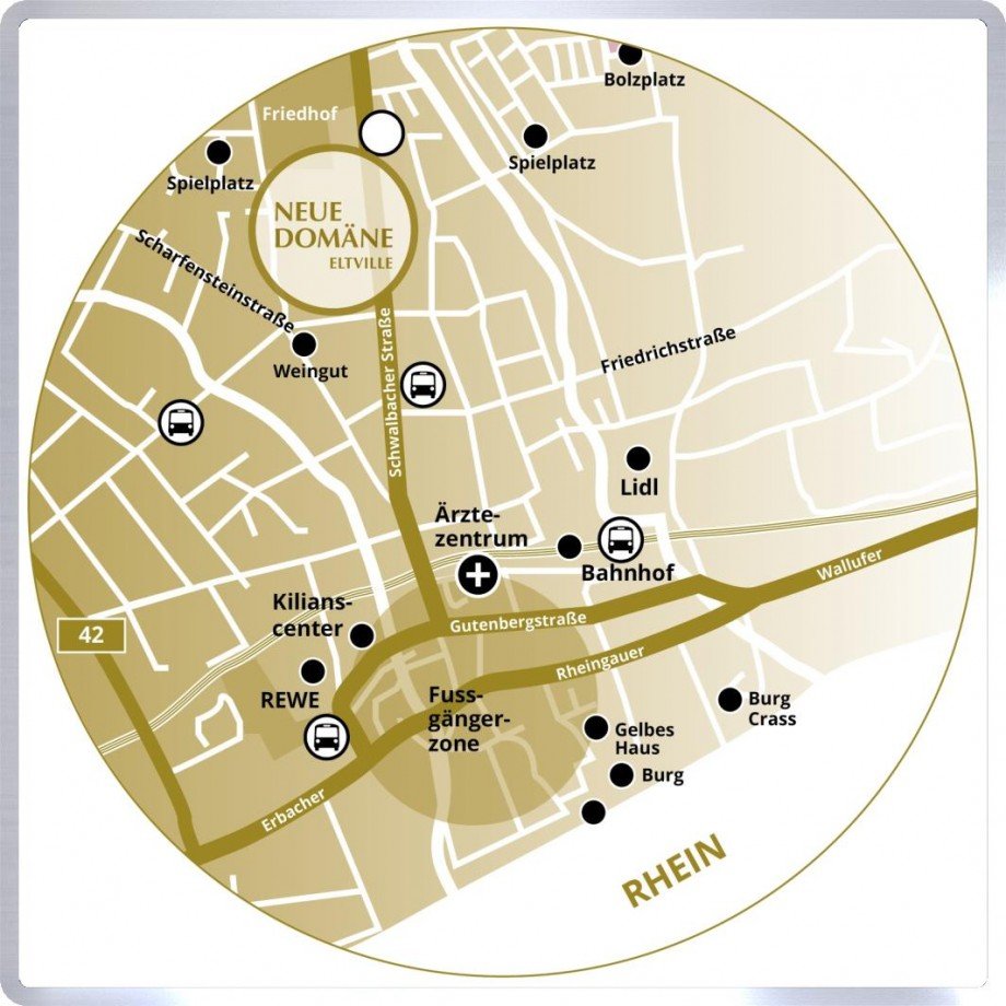 kurze Wege Wohnung Eltville