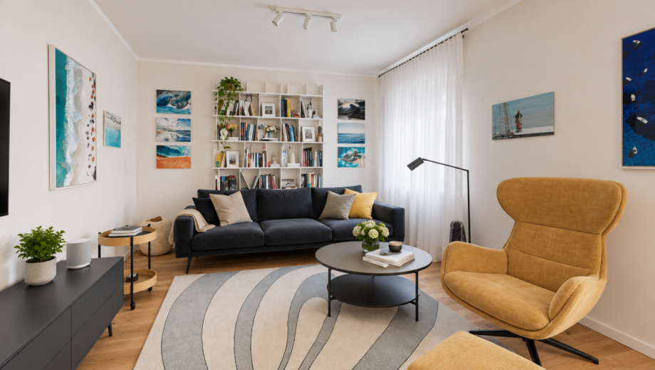 Wohnzimmer Einfamilienhaus Geisenheim