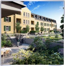 Gemeinschaftsterrasse ** Domizil Eltville: Lieblingswohnung f�r moderne Senioren **