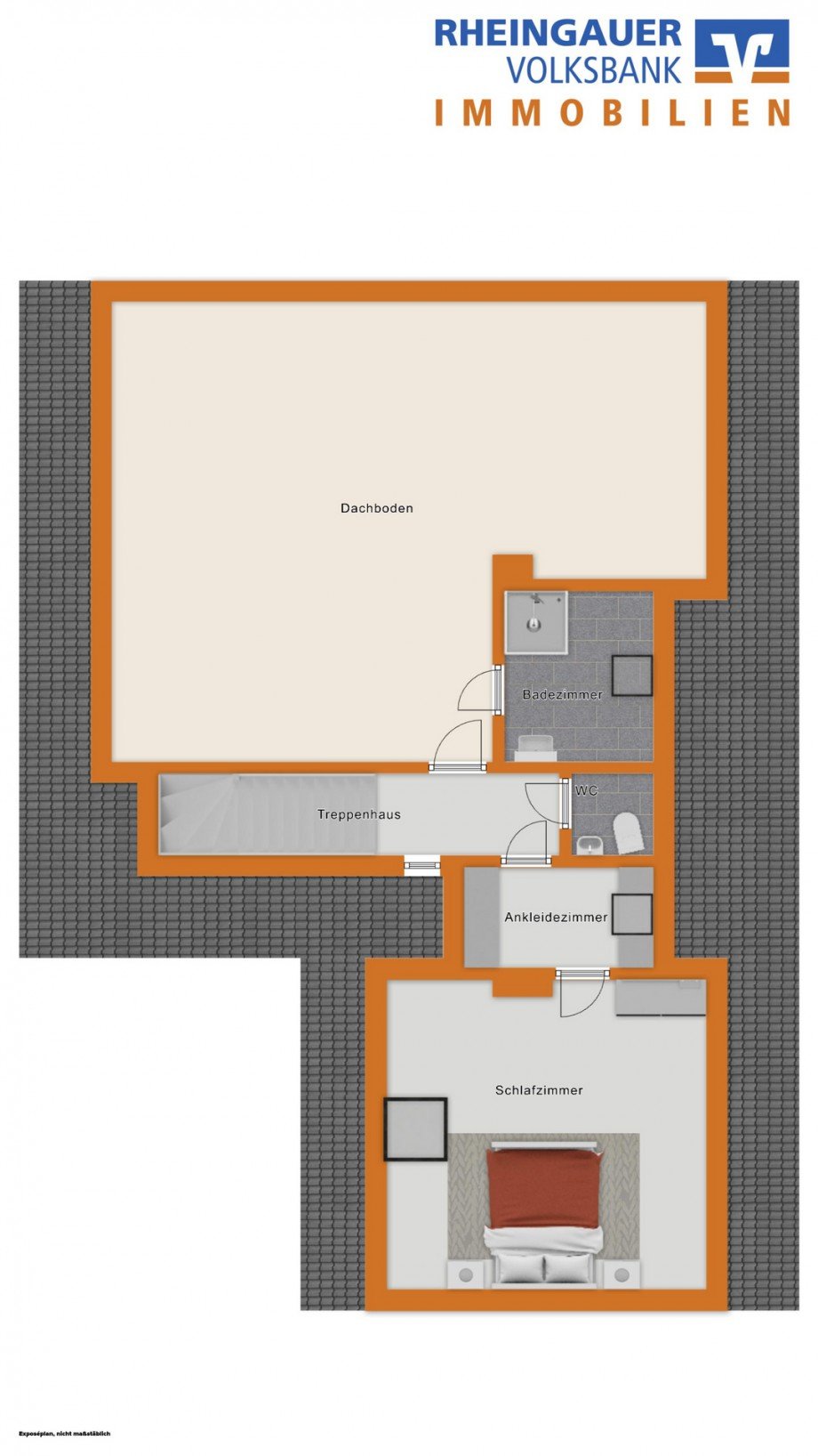 Dachgeschoss Einfamilienhaus Lorch