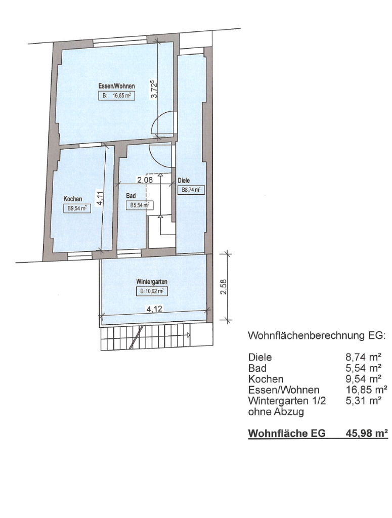 Erdgeschoss Reihenmittelhaus R�desheim am Rhein