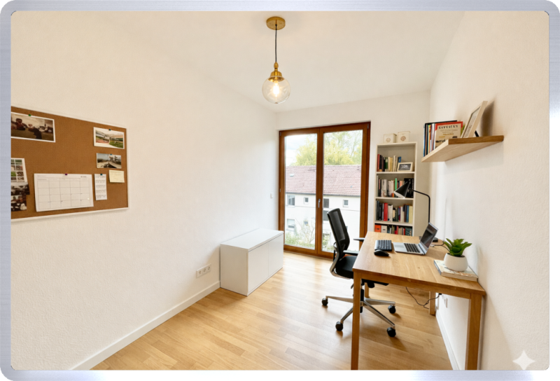Wohnbeispiel Arbeitszimmer Wohnung Frankfurt am Main