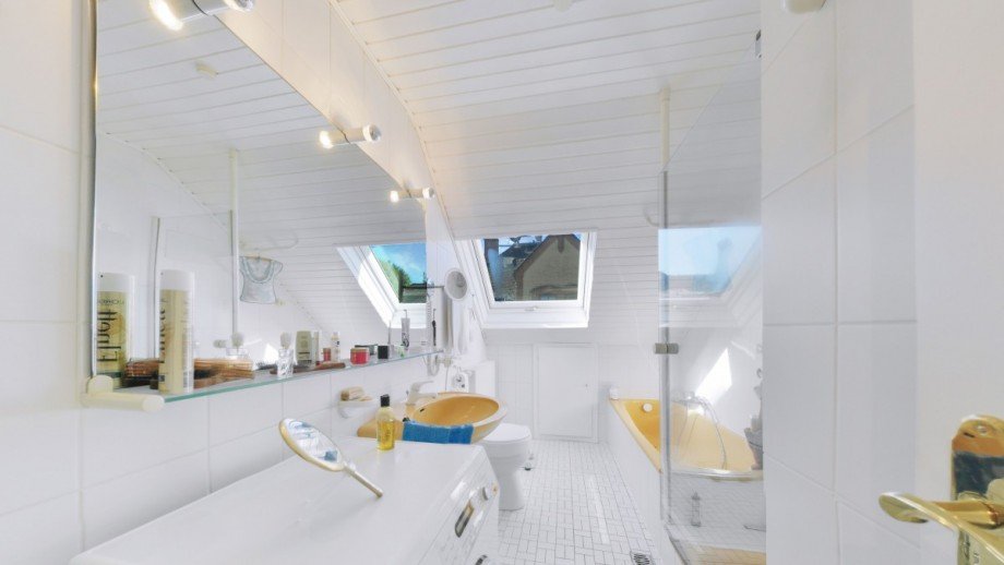 Badezimmer Ansicht 1 Dachgeschosswohnung Wiesbaden