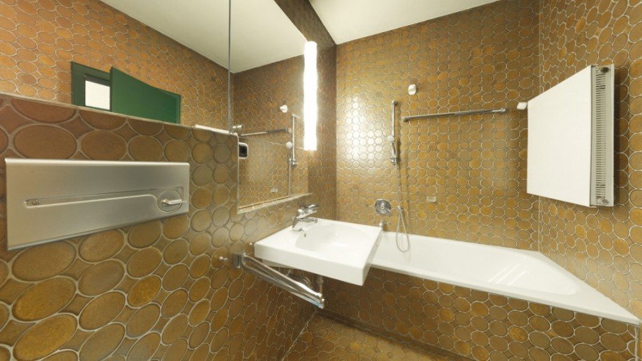 EG Wannenbad en suite Bungalow Lorch - Ransel