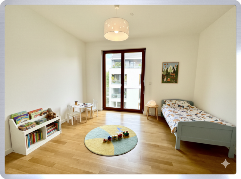Wohnbeispiel Kinderzimmer Wohnung Frankfurt am Main