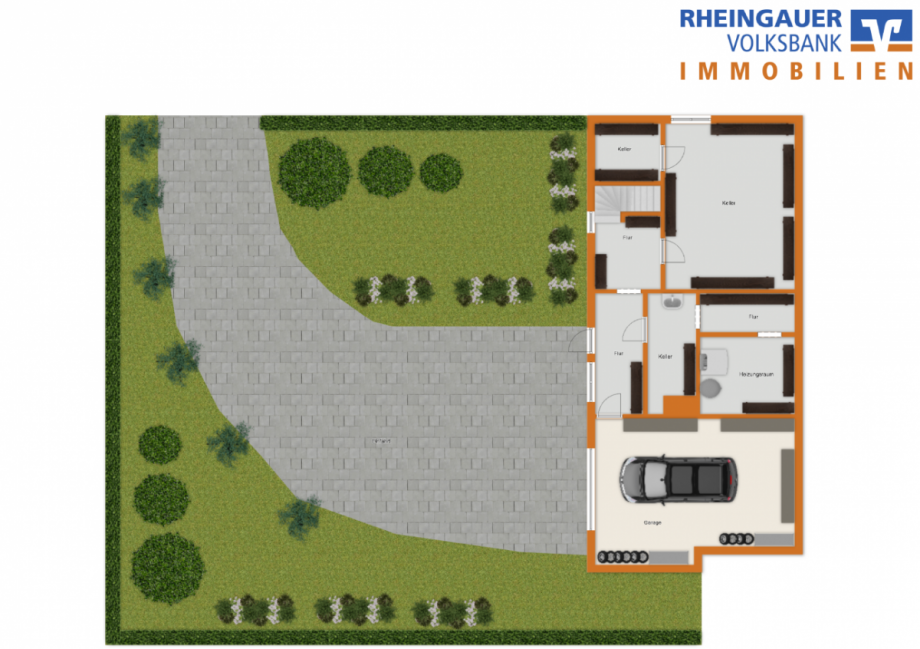 Kellergeschoss Bungalow Lorch - Ransel