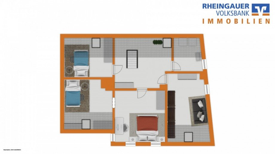 Dachgeschoss Zweifamilienhaus Eltville am Rhein