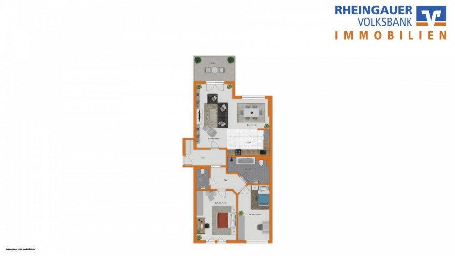 Grundriss Etagenwohnung Eltville am Rhein
