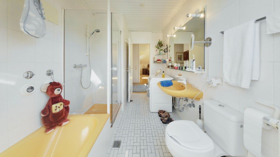 Badezimmer Ansicht 2 Dachgeschosswohnung Wiesbaden