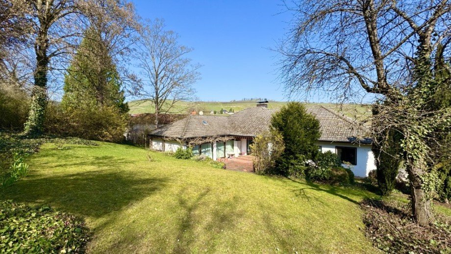 Gartenansicht Wohnung Eltville