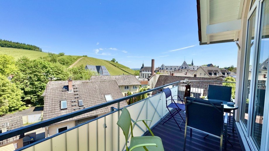 Balkon Ansicht 2 Maisonettewohnung Kiedrich