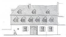 Ansicht Stra�e Winkel: Ehemaliges Kelterhaus f�r gewerbliche Nutzung