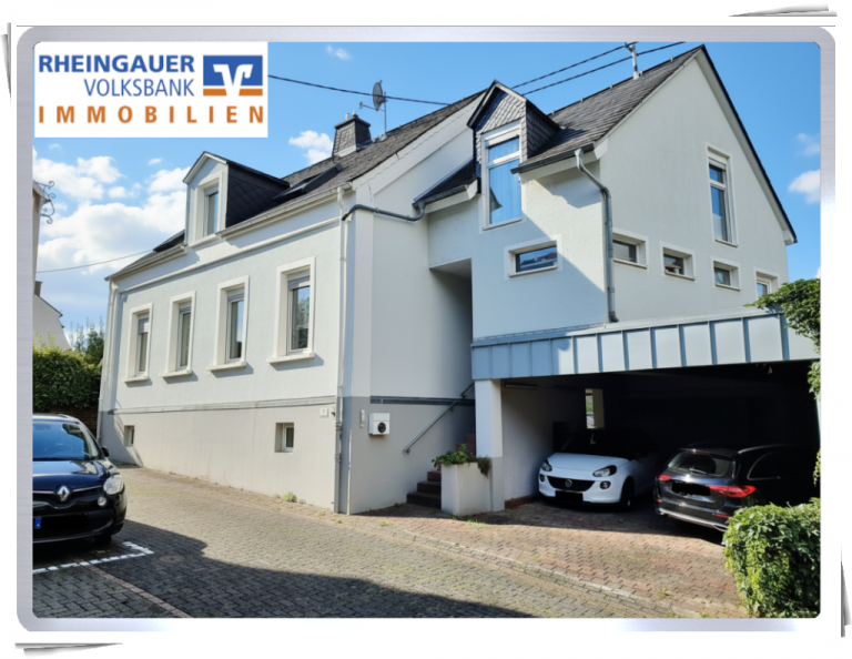 Ansicht Lorch Einfamilienhaus * Lorch am Rhein: Sch�nes Einfamilienhaus in ruhiger Blicklage *