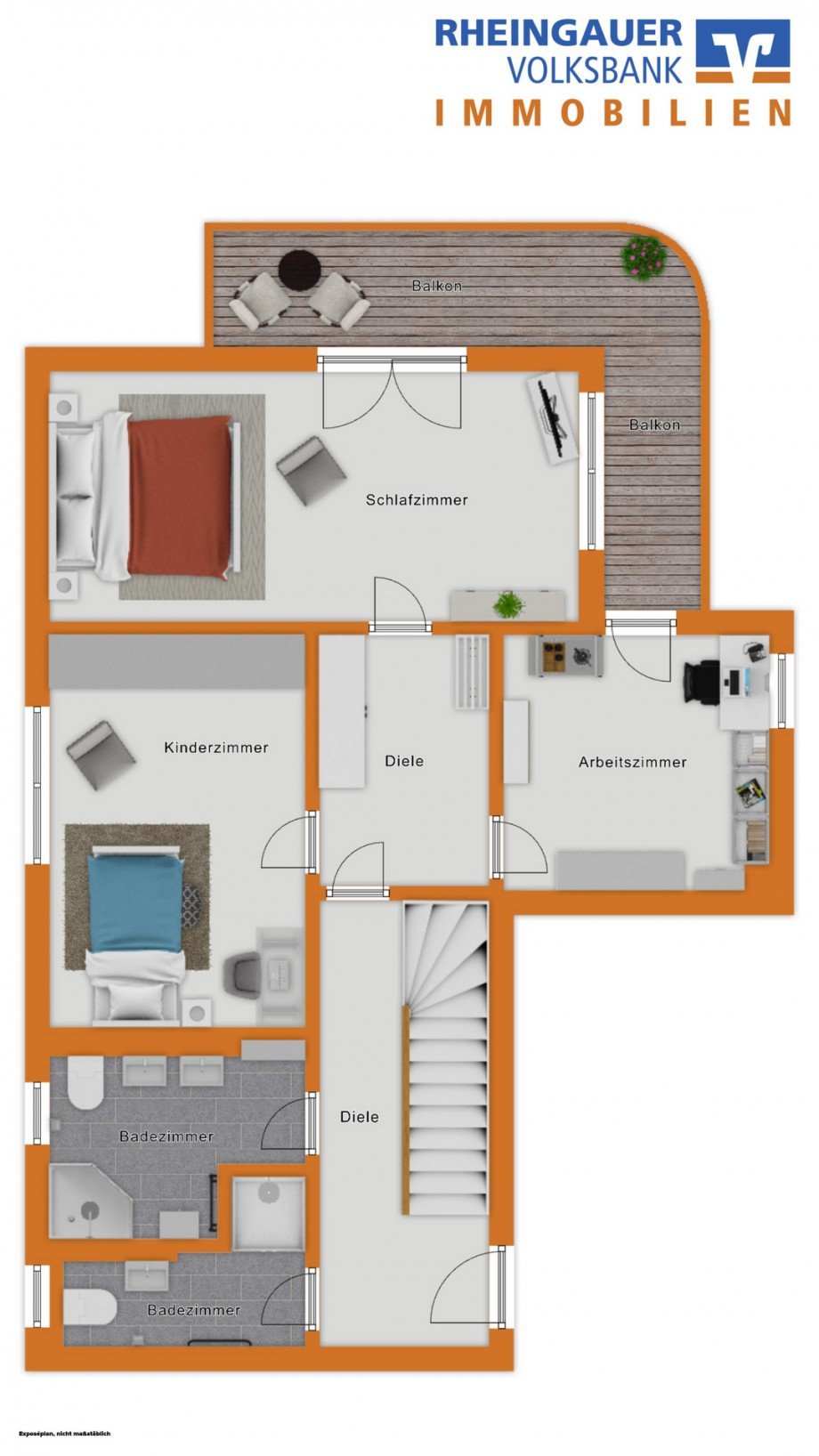 1. Obergeschoss Maisonettewohnung Kiedrich