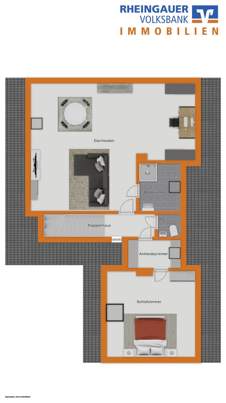 Dachgeschoss Einfamilienhaus Lorch