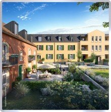 Ansicht ehem. Sektkellerei ** Domizil Eltville: Lieblingswohnung f�r moderne Senioren **