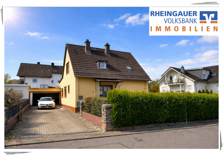 Au�enaufnahme Kiedrich Haus ** Kiedrich: Freistehendes Einfamilienhaus in angenehmer Wohnlage **