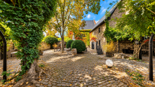 Innenhof ** Graues Haus - Das �lteste Steinhaus Deutschlands **