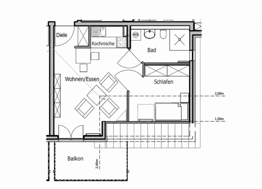Grundriss Wohnung Oestrich-Winkel