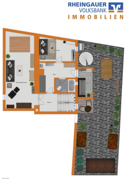 Untergeschoss Einfamilienhaus Lorch am Rhein