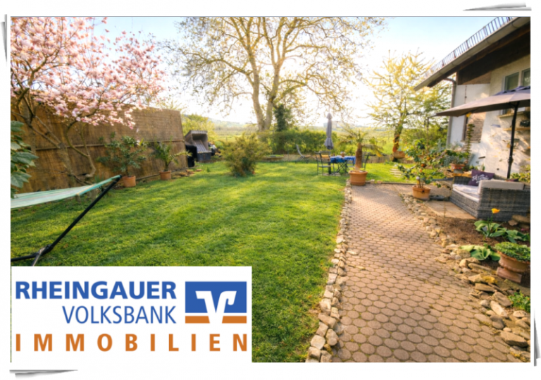 Garten Expos� Oestrich-Winkel - 10806439012 Einfamilienhaus * Oestrich-Winkel: Freistehendes Einfamilienhaus in direkter Feldrandlage *